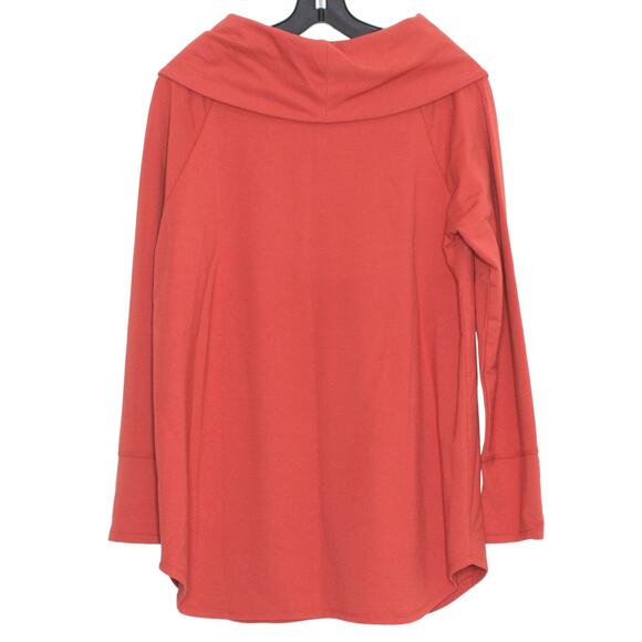 Soft Surroundings Womens Tunic Top Boho Minimalist Cozy Luxe Cowl Size Medium HJ - Picture 2 of 7